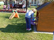 Čarodějnické odpoledne s rodiči na školní zahradě